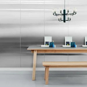 Normann Copenhagen Amp ljuskrona, liten, rök - svart