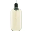 Normann Copenhagen Amp pendellampa, stor, guld - grön