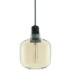 Normann Copenhagen Amp pendellampa, liten, guld - grön