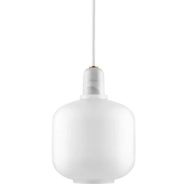 Normann Copenhagen Amp pendellampa, liten, vit