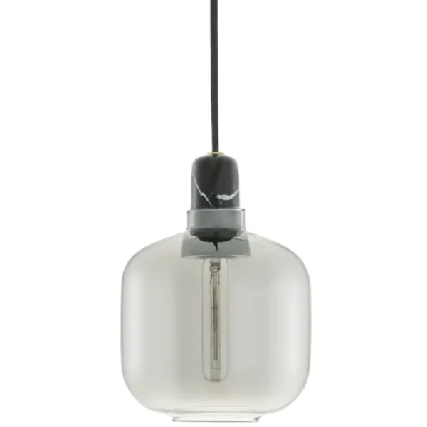 Normann Copenhagen Amp pendellampa, liten, rök - svart