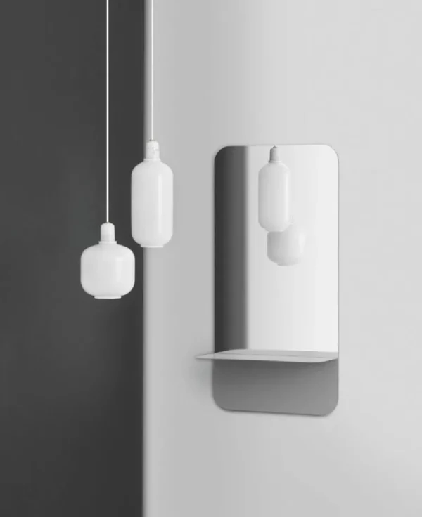 Normann Copenhagen Amp pendellampa, stor, vit