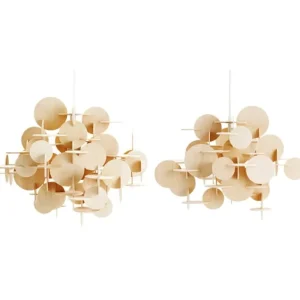 Normann Copenhagen Bau liten pendellampa, natur