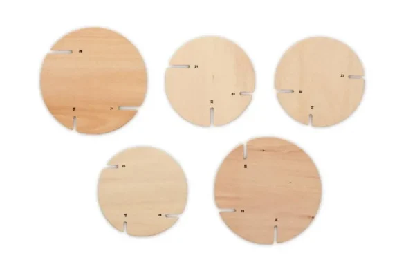 Normann Copenhagen Bau liten pendellampa, natur