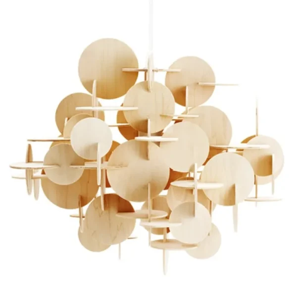 Normann Copenhagen Bau stor pendellampa, natur