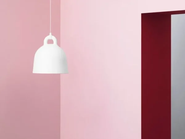 Normann Copenhagen Bell pendellampa, S, vit