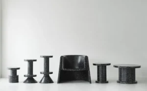Normann Copenhagen Bit barstol, 65 cm, svart