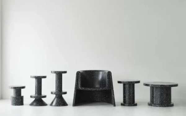 Normann Copenhagen Bit barstol, 65 cm, svart