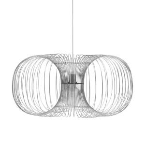 Normann Copenhagen Coil pendellampa, 90 cm, rostfritt stål
