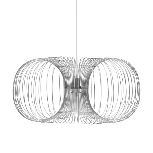 Normann Copenhagen Coil pendellampa, 90 cm, rostfritt stål