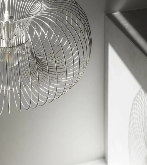 Normann Copenhagen Coil pendellampa, 90 cm, rostfritt stål