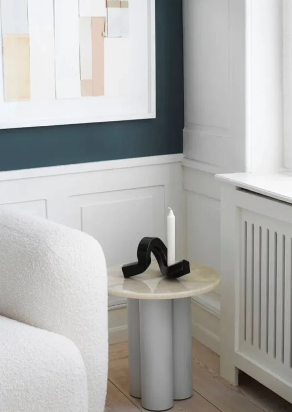 Normann Copenhagen Crooked One, ljusstake, brons