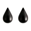 Normann Copenhagen Dropit krok liten, set om 2, svart