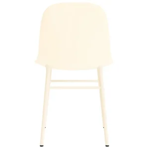 Normann Copenhagen Form stol, gräddvitt stål – gräddvit