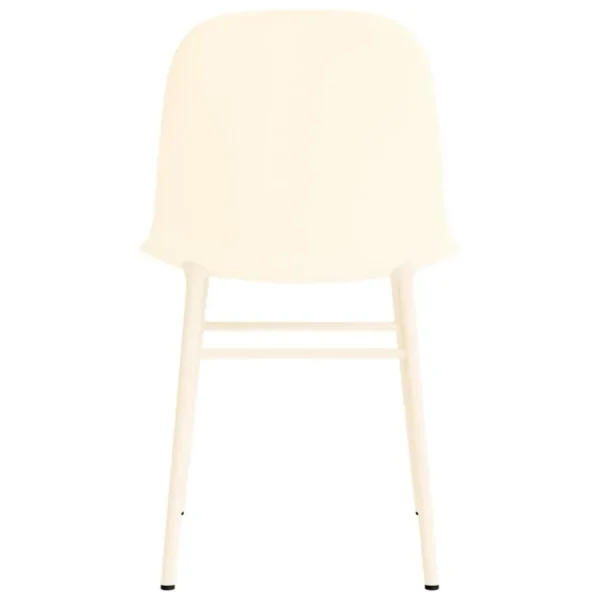 Normann Copenhagen Form stol, gräddvitt stål – gräddvit