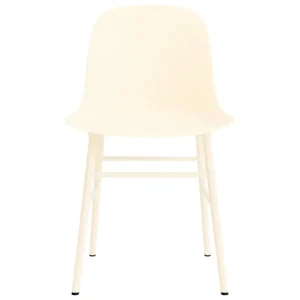 Normann Copenhagen Form stol, gräddvitt stål – gräddvit