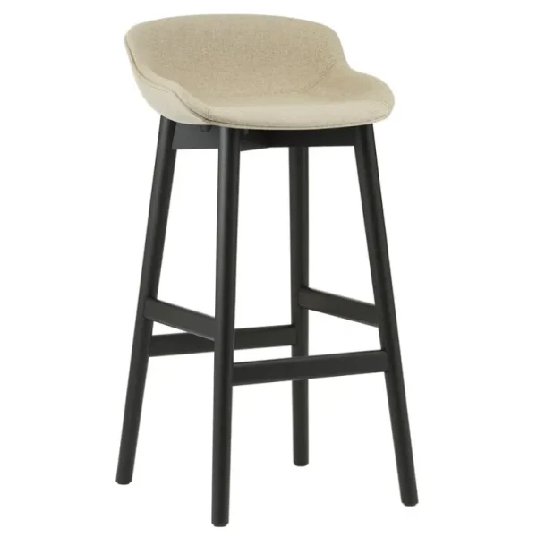 Normann Copenhagen Hyg barstol, 75 cm, svart ek - Main Line Flax 20