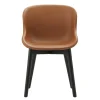 Normann Copenhagen Hyg stol, svart ek - brandy läder Ultra