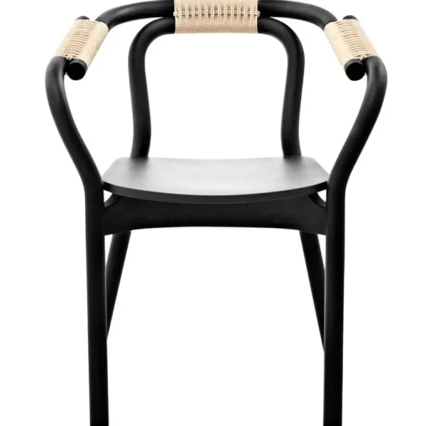Normann Copenhagen Knot stol, svart - naturligt