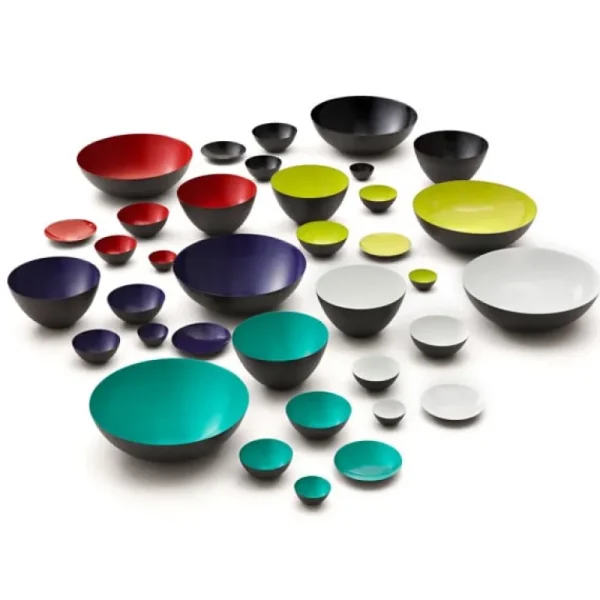 Normann Copenhagen Krenit skål 7,1 l, svart - vit