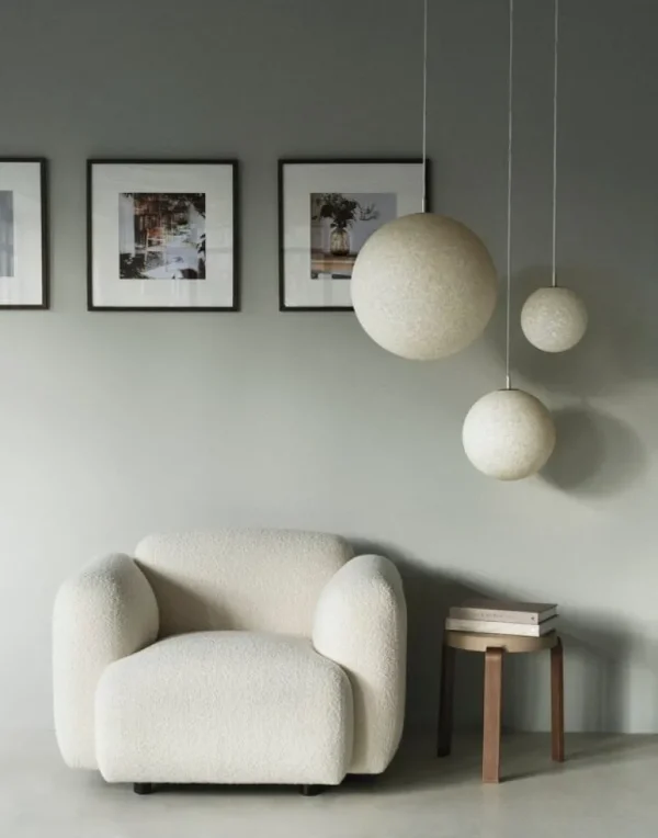 Normann Copenhagen Pix pendellampa, 30 cm, vit