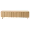 Normann Copenhagen Rib skänk, låg, 175 cm, ek