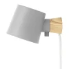 Normann Copenhagen Rise vägglampa, grå