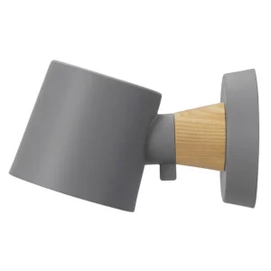 Normann Copenhagen Rise vägglampa, fast installation, grå