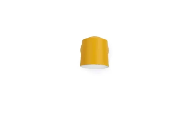 Normann Copenhagen Rise vägglampa, fast installation, gul