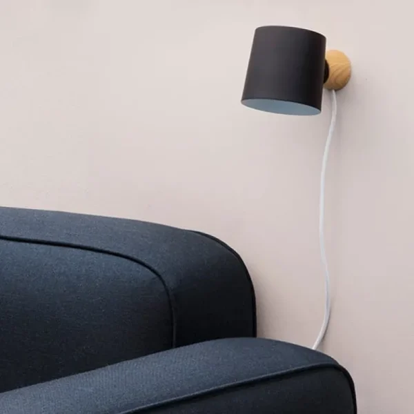 Normann Copenhagen Rise vägglampa, grå