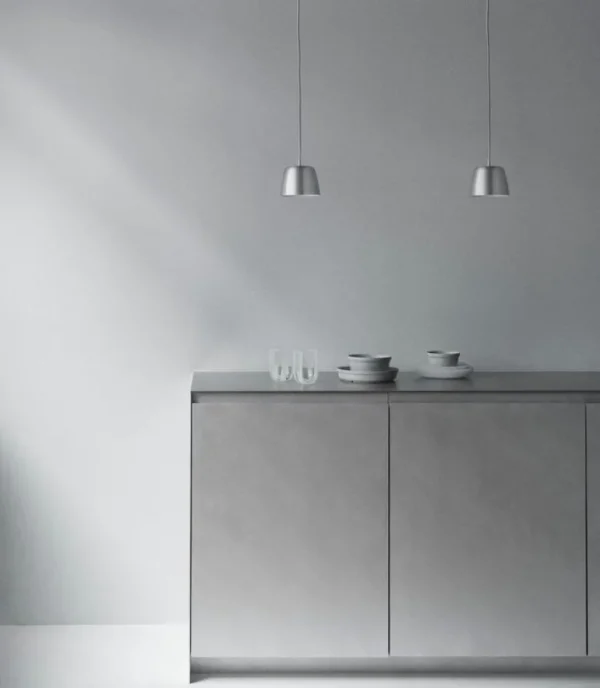 Normann Copenhagen Tub pendellampa, 13 cm, aluminium