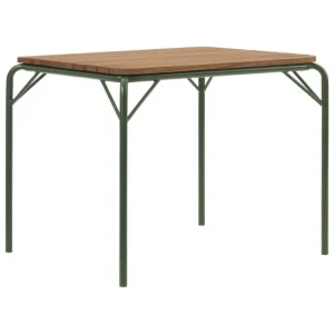 Normann Copenhagen Vig matbord, 90 x 80 cm, robiniaträ - mörkgrön
