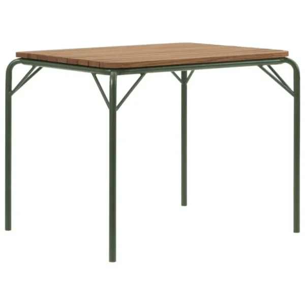 Normann Copenhagen Vig matbord, 90 x 80 cm, robiniaträ - mörkgrön