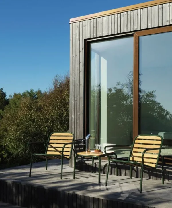 Normann Copenhagen Vig vilstol, robiniaträ - mörkgrön