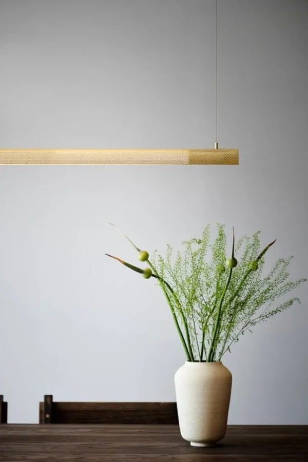 NUAD Radent pendellampa 135 cm, mässing