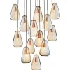 Nuura Anoli 13 pendellampa, guld