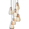 Nuura Anoli 6 pendellampa, guld