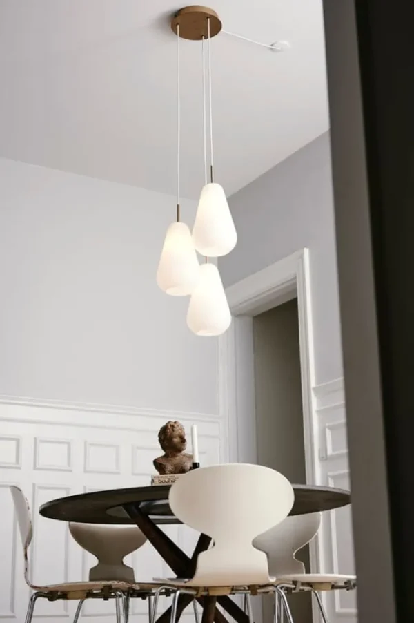 Nuura Anoli 3 pendellampa, opal