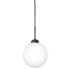 Nuura Apiales 1 pendellampa, stor, satin black - opalvit
