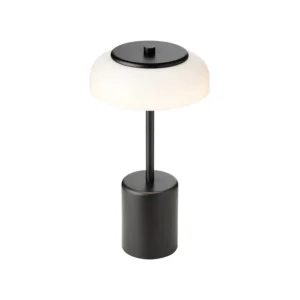 Nuura Blossi Mini bärbar bordslampa, svart - opal