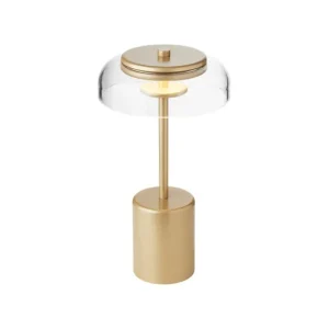 Nuura Blossi Mini bärbar bordslampa, nordisk guld - klar