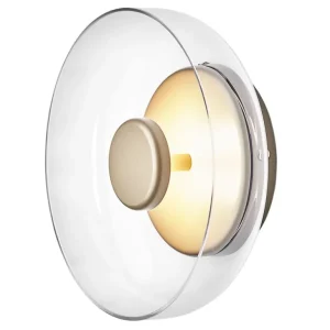 Nuura Blossi vägg-/taklampa, Nordic gold - klar