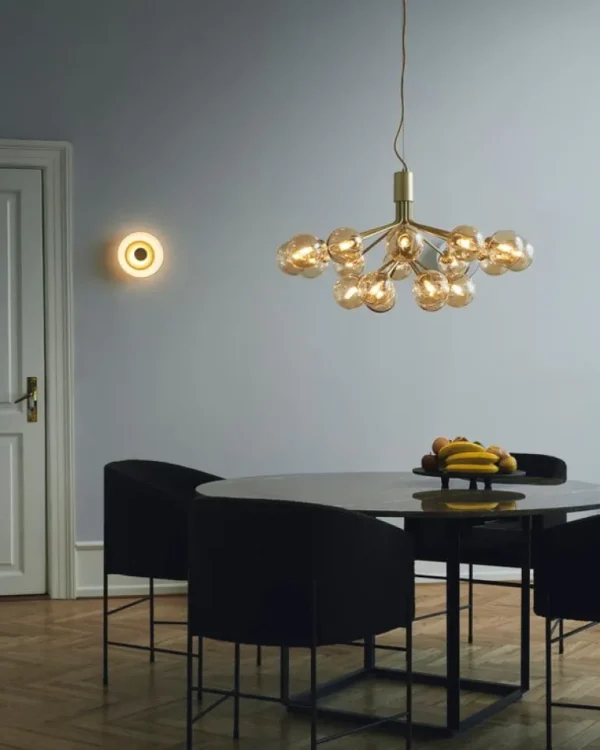 Nuura Blossi vägg-/taklampa, Nordic gold - opal