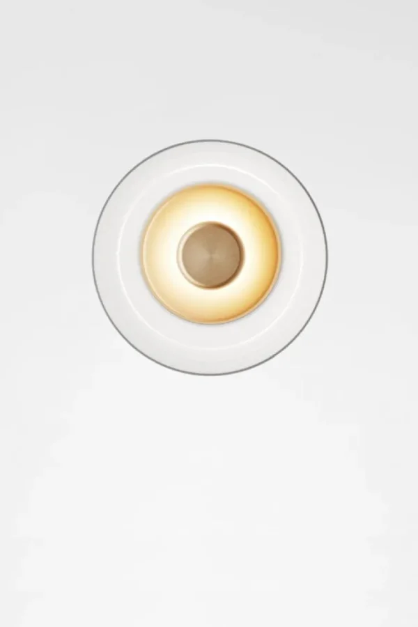 Nuura Blossi vägg-/taklampa, Nordic gold - opal