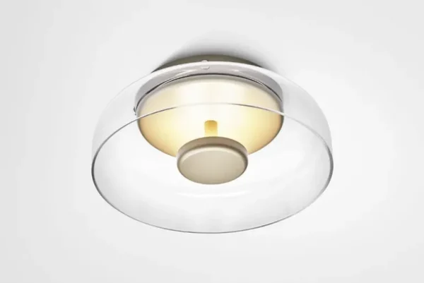 Nuura Blossi vägg-/taklampa, Nordic gold - klar
