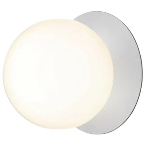 Nuura Liila 1 vägg/taklampa, stor, silver - opal