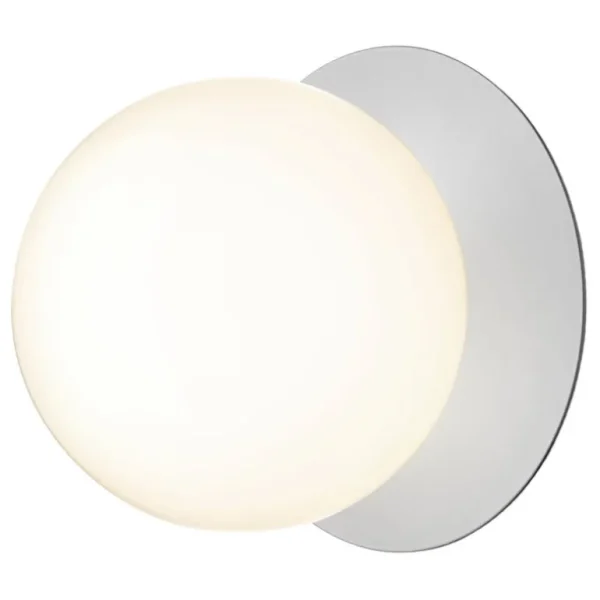 Nuura Liila 1 vägg/taklampa, stor, silver - opal