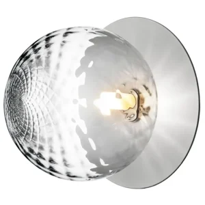 Nuura Liila 1 vägg/taklampa, stor, silver - ofärgad
