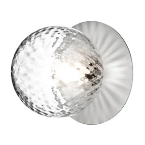 Nuura Liila 1 vägg/taklampa, medium, silver - ofärgad