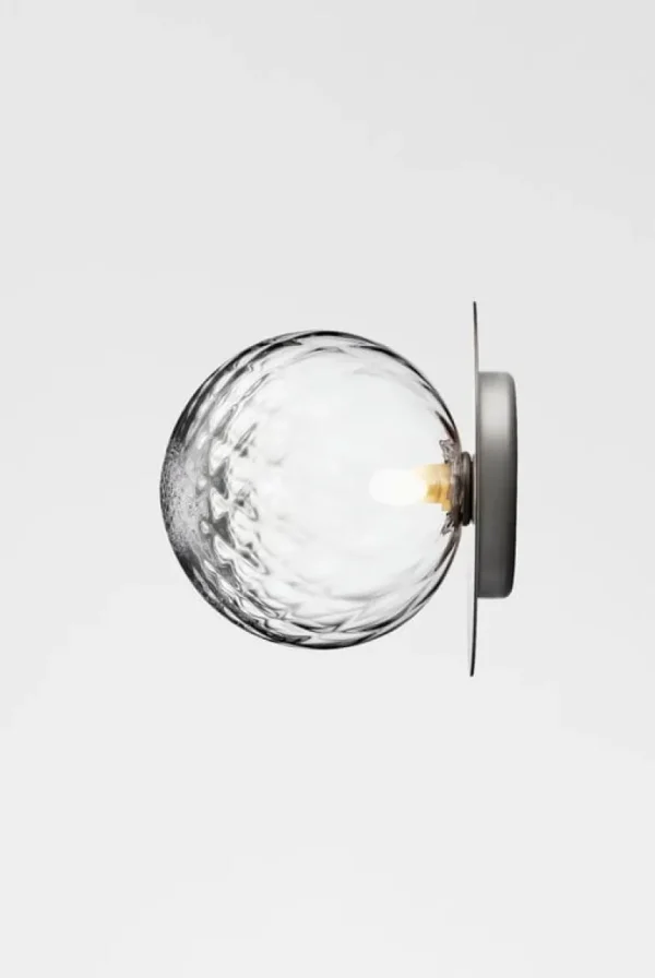 Nuura Liila 1 vägg/taklampa, stor, silver - ofärgad